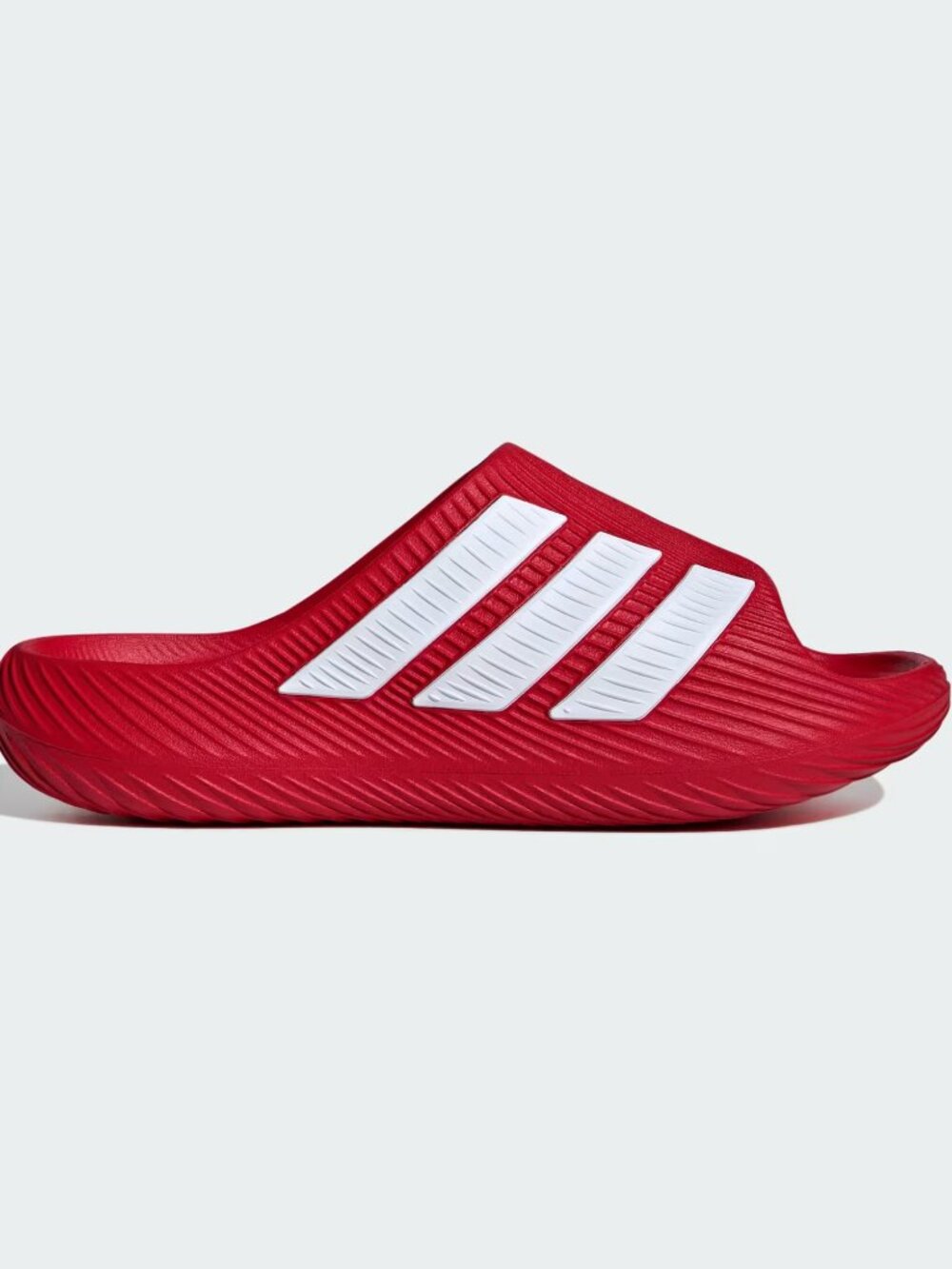 Adidas Men's Red white PURECHILL SLIDES Size 12 KI0063